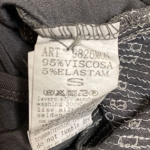 Lightweight Sequin Fancy Gray Gold Long Sleeve Shirt - Picture 9 of 10